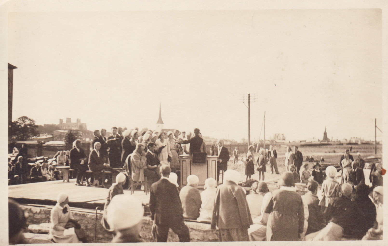 1933 koguduse nurgakivi paneku pidulik jumalateenistus